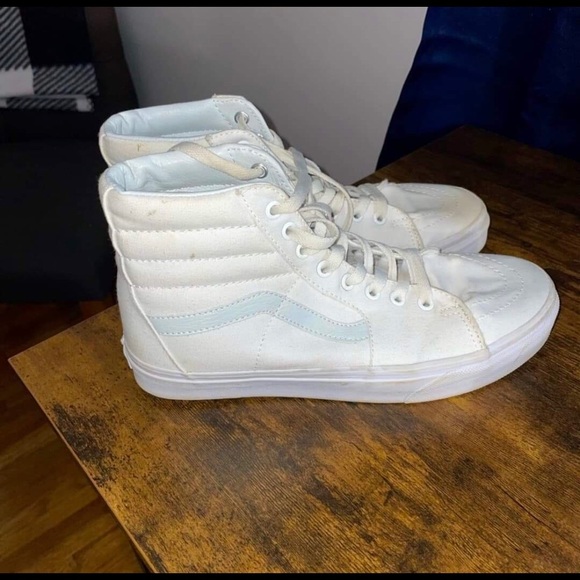 White High Top Vans - Picture 3 of 3